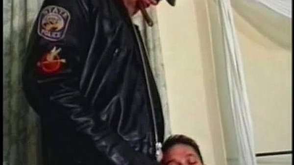 Nasty police officer gets hot blowjob gay porn 