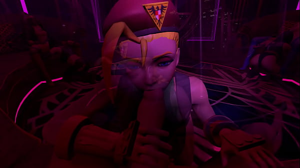 Cammy white in a vr experience 