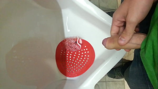 Play MP4 - guy with uncut cock pees in public then plays with cock