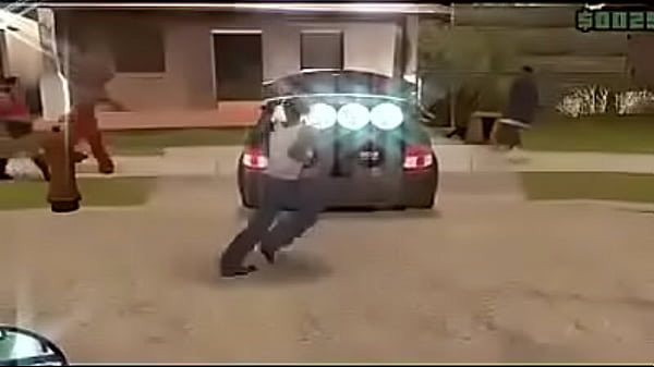 Cj bailando panocha XD