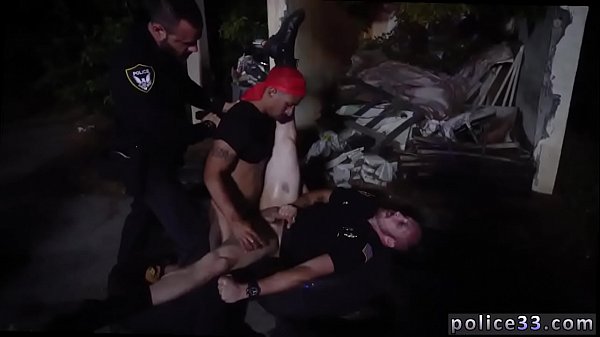 Gay cop cocks and male police in underwear first time