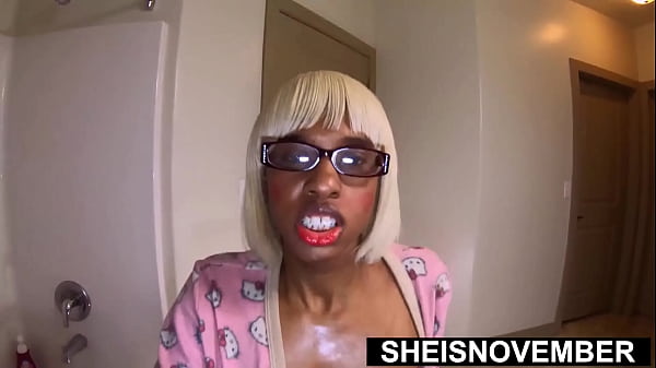 Play MP4 - My Step Daughter Creampie In Her Bathroom&comma; Sheisnovember Lashawn Mosley Fertile Wet Pussy Cumshot HD While Fucking BBC Cowgirl With No Condom&comma; On Bathroom Toilet In Her Pajamas Dripping Semen&comma; Big Tits And Nipples Bouncing by Msnovember