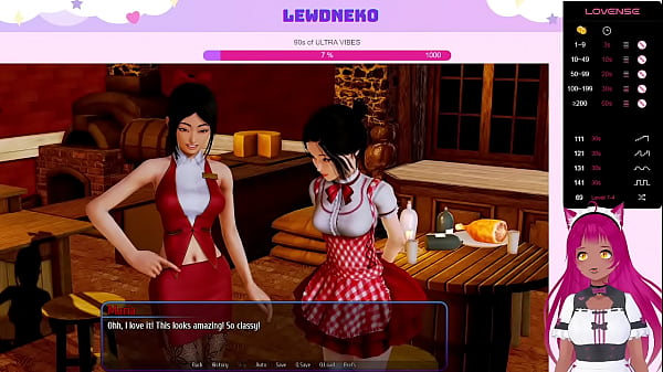 Play MP4 - VTuber LewdNeko Plays Harem Hotel Part 13