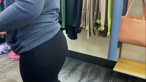 Fat ass mom g string showing at a target store