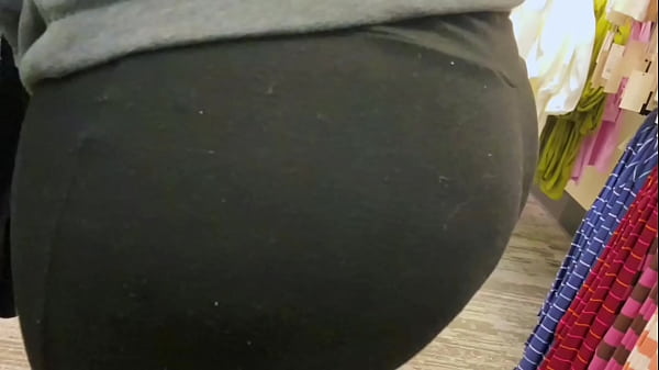 Out_In Public Shopping_with a Fat Booty Whale Tail