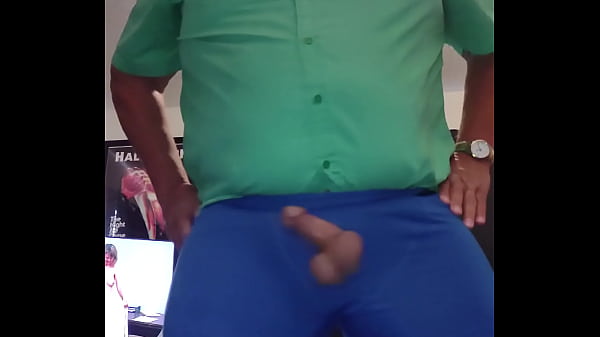 Playing with my embarrassing cock in slow motion 