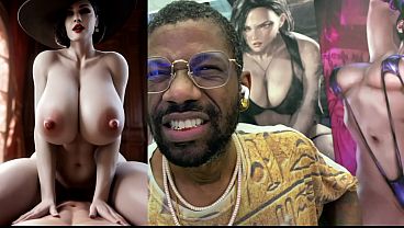 Fat Breast Ass Lady D Cowgirl Fucking Cock, Ai Generated thumbnail