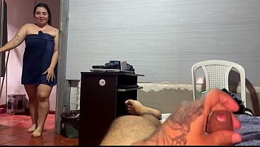 Nonton Bbw With Huge Tits Fucked By A Big Cock. Creampie thumbnail