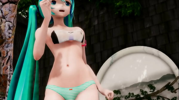 Mikumikudance stripping animation