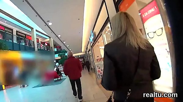 Flawless czech sweetie is tempted in the mall and drilled in pov 