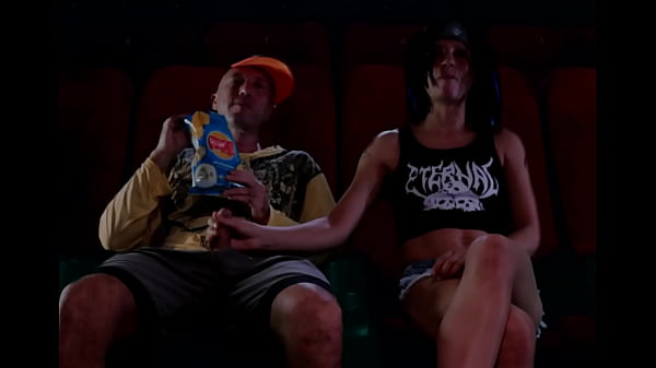 Public Handjob in the Movie Theatre