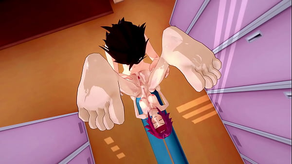 Kallen kozuki gets fucked hard in the locker room code geass hentai