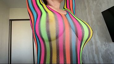 Beautiful Neighbor With Big Tits Does Blowjob And Titsfuck thumbnail