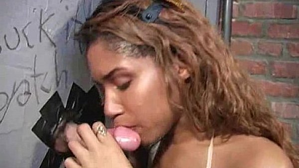 Sexy wild lady deepthroats at gloryhole 30 