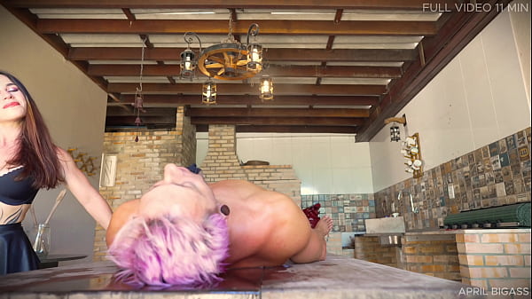 Cuckold domination drinking pee facesitting slapping in the face no mercy 