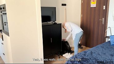 "i've Never Seen Anything Like That Before." Shy Arab Stepmom Can't Take Her Eyes Off Her Stepson's Uncut Dick In A Shared Bed. thumbnail