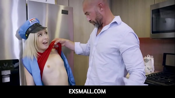 ExSmall Tiny Little_Blonde_Teen Mail Carrier Fucked_By Big_Dick Customer Minxx Marley