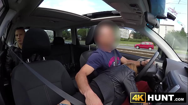 Slutty teen blows_while driving before ridingoutdoors