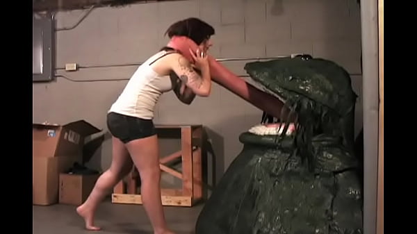 Split tongue girl and her pet monster