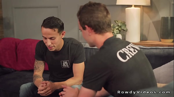 Scott Finn takes a production job in the adult industry after finished school and he is not sure what to expect on a porn shoot so Des Irez shows him 