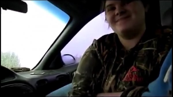 Rainy day blowjob outside taco bell mouth creampie and swallow