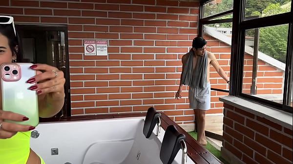 Play MP4 - Cheating wife latina with huge ass big guy inside a spa&comma; Milf hard fucked - Kylei Ellish