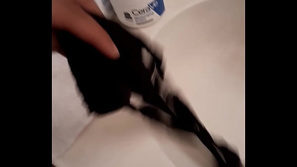 Cum on roomates thong