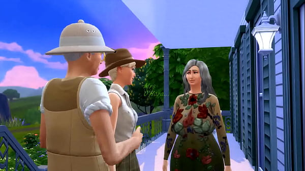SIMS 4: Horny time travelers visit the Old South 