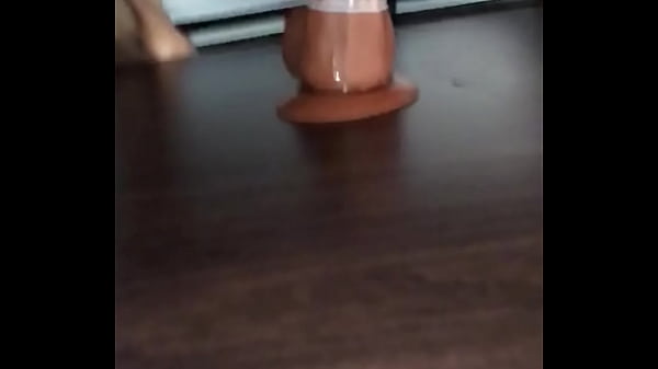 Fukin myself with a dildo.