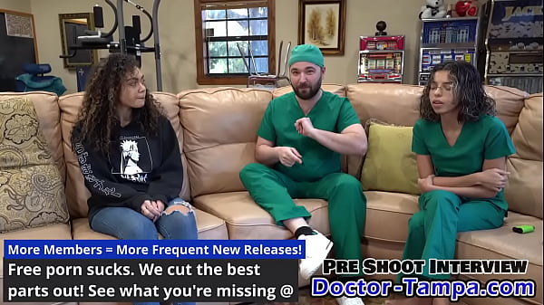 Play MP4 - Become Doctor Tampa As Mara Luv Signs up For Strange Electrical E-Stim & Orgasm Experiments With Aria Nicole From Doctor-Tampa&period;com&excl;