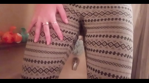 Girl pees her leggings 