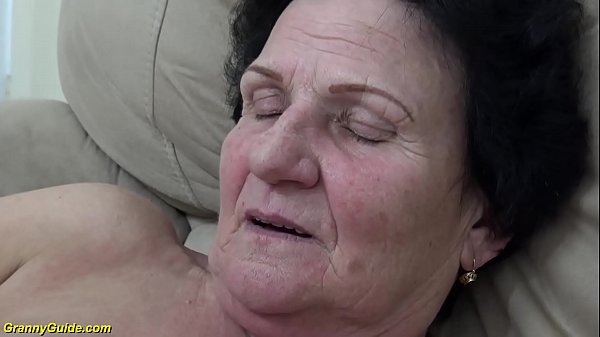 Hairy 72 year old mom gets extreme hard fucked by her young toyboy