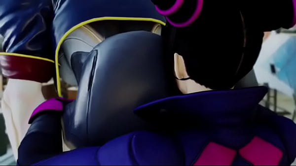 Street Fighter Seth X Juri Booty Shaking/ Booty Licking thumbnail