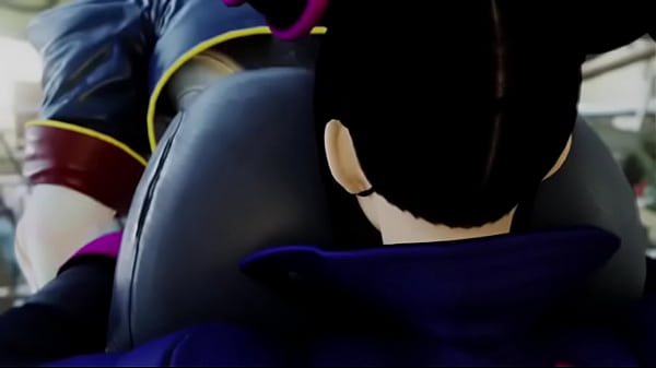 Street fighter seth x juri booty shaking booty licking 