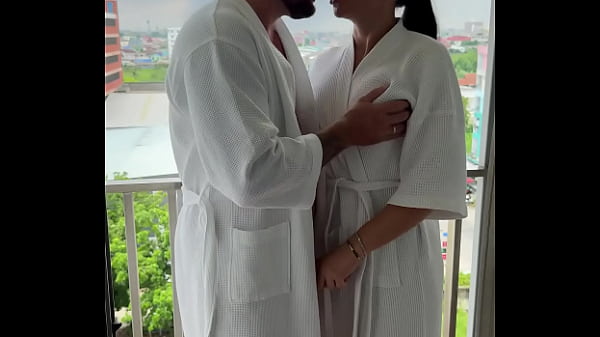 Busty colleague turns business meeting into hard hotel fuck