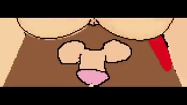 Abigail se sienta en las bolas de su enamorado