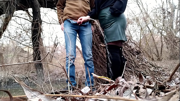 Perverted and trouble free mother in law sucks my cock on the street after i pee