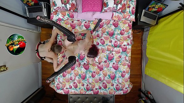 Overhead View Part 1_Aria Khaide and_Chloe Cage Shot_with DJI Osmo Action