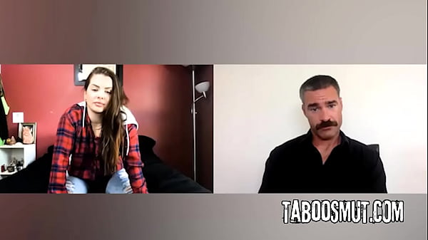 Troubled teen shows her big tits on cam to her counselor 