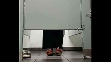 In public bathrooms