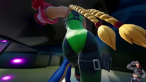 Chun li and Cammy_doing the moongazer emote