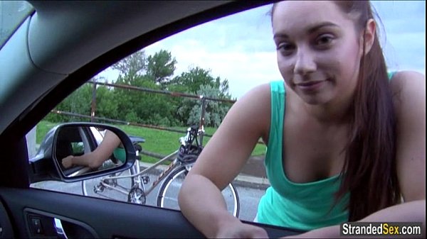 Jenny Dark hitches a ride and gets fisted in the_woods