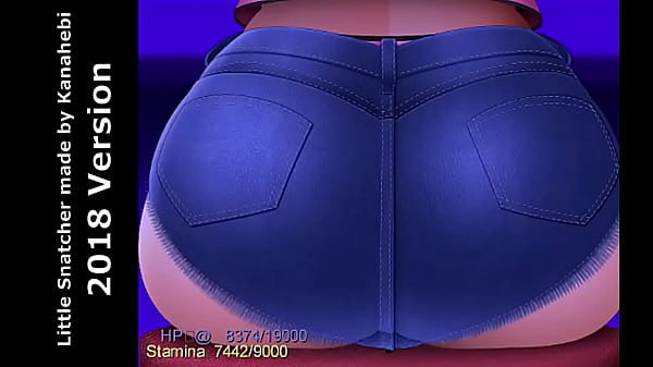 Giant Girl with Short Jeans Crushed me with her Big Butt! 