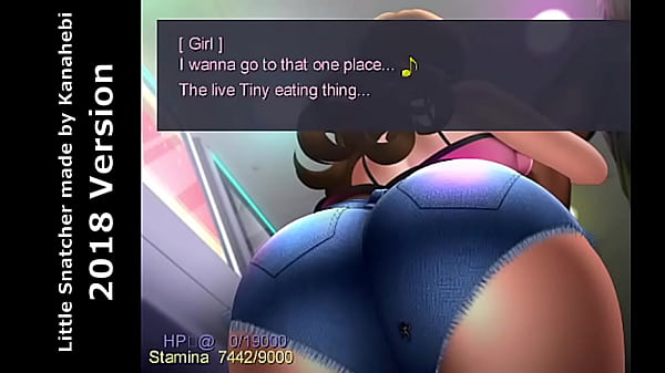 Giant girl with short jeans crushed me with her big butt