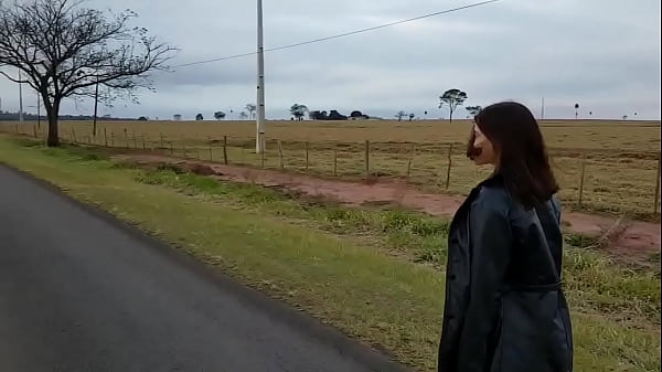 Masturbating on the road 