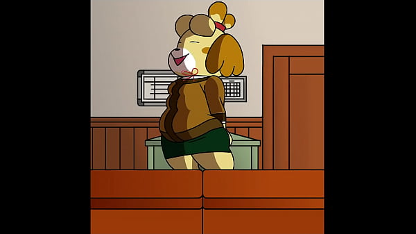 Isabelle shows off her ass