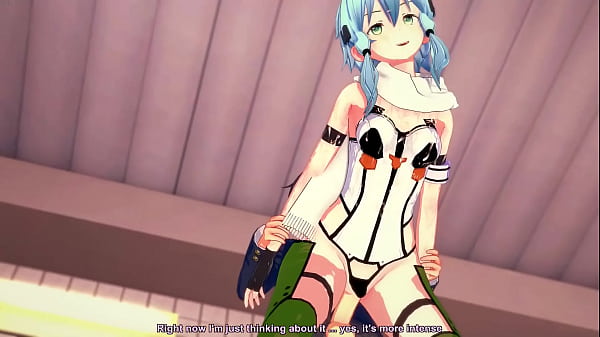 Sword Art Online 3d Hentai - Sinon sucks cock and gets rammed_TWICE