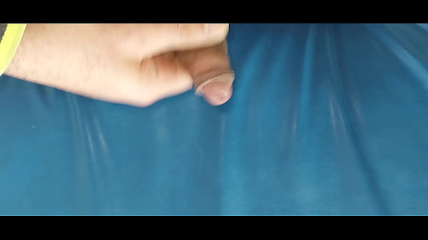 masturbation and ejaculation on the gym mat