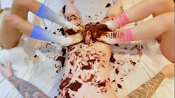 Pastel Crush! Chocolate Cake And Cock Addition! Foot Fetish thumbnail
