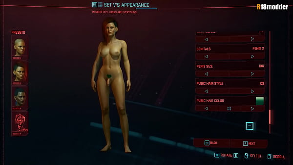 Cyberpunk 2077 – Female Character has a Penis (Shemale)
